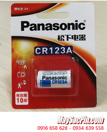 Panasonic CR123ACH/1B (BR17345); Pin 3v lithium Panasonic CR123AW CR17345 (Nội địa Trung-Xuất xứ NHẬT)